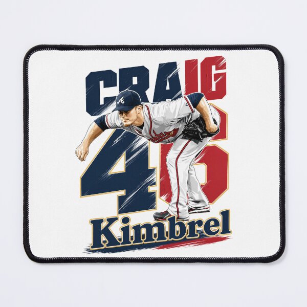 Item preview, The Closer: Craig Kimbrel #46 Atlanta Baseball Art designed and sold by Thogan0416.