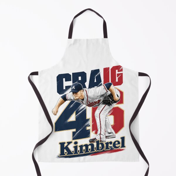 Item preview, The Closer: Craig Kimbrel #46 Atlanta Baseball Art designed and sold by Thogan0416.