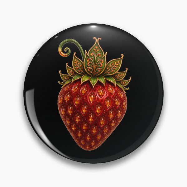 Item preview, Amber Strawberry – Queens of the Orchard designed and sold by HeyFajnaLinja.