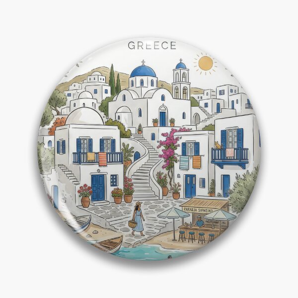 Item preview, Antiparos Greece Bohemian Aegean Charm designed and sold by angelisart.