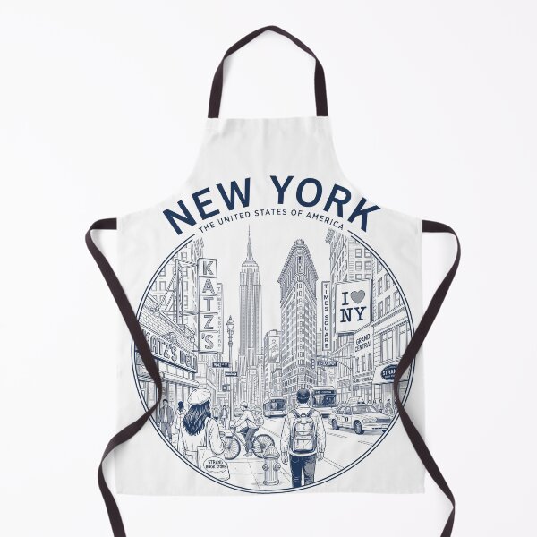 Item preview, New York City Street Life Illustration designed and sold by jcsstore.