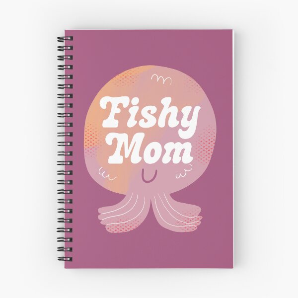 Item preview, Fishy Mom Badge designed and sold by yellowflowerhut.