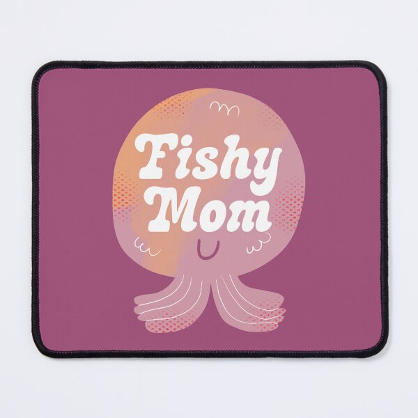 Item preview, Fishy Mom Badge designed and sold by yellowflowerhut.