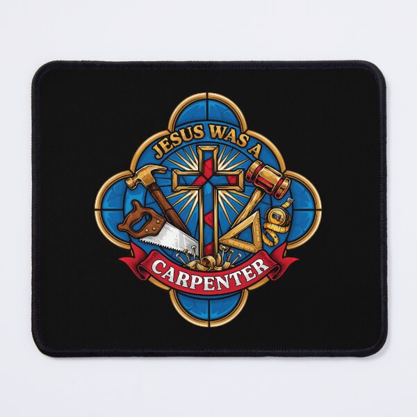 Item preview, Jesus Was a Carpenter Faith Inspired Woodworking and Handyman Humor designed and sold by Redgiant87x.
