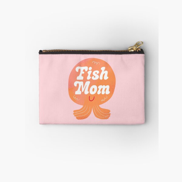 Item preview, Fish Mom Badge (Pink) designed and sold by yellowflowerhut.