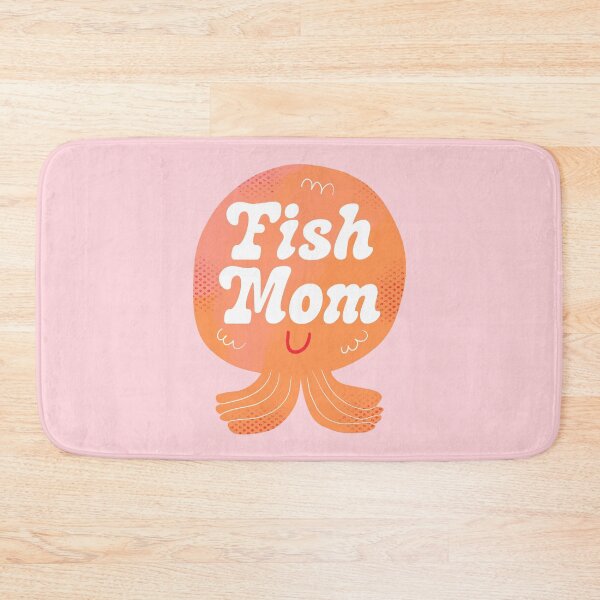 Item preview, Fish Mom Badge (Pink) designed and sold by yellowflowerhut.