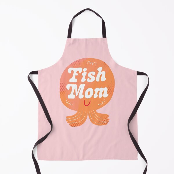 Item preview, Fish Mom Badge (Pink) designed and sold by yellowflowerhut.