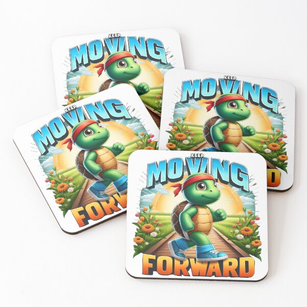 Item preview, Keep Moving Forward – Motivational Turtle Cartoon Shirt designed and sold by Glamour Gaze .