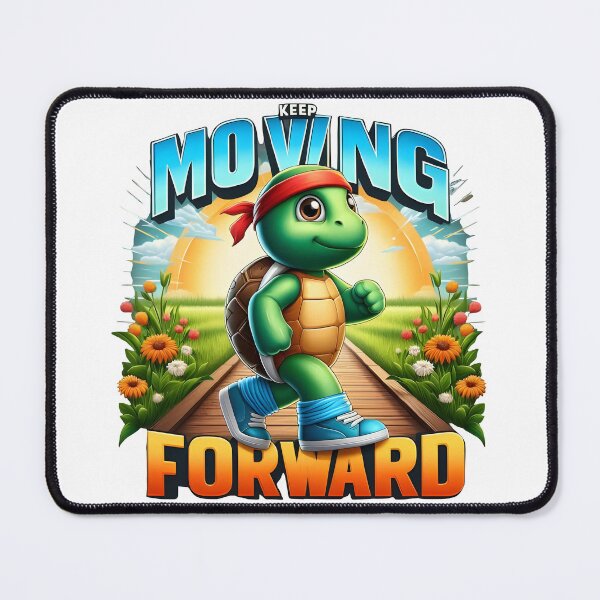 Item preview, Keep Moving Forward – Motivational Turtle Cartoon Shirt designed and sold by Glamour Gaze .