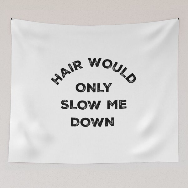Item preview, Hair Would Only Slow Me Down - Funny Bald Dad Father's Day Gift designed and sold by PearlArtss.