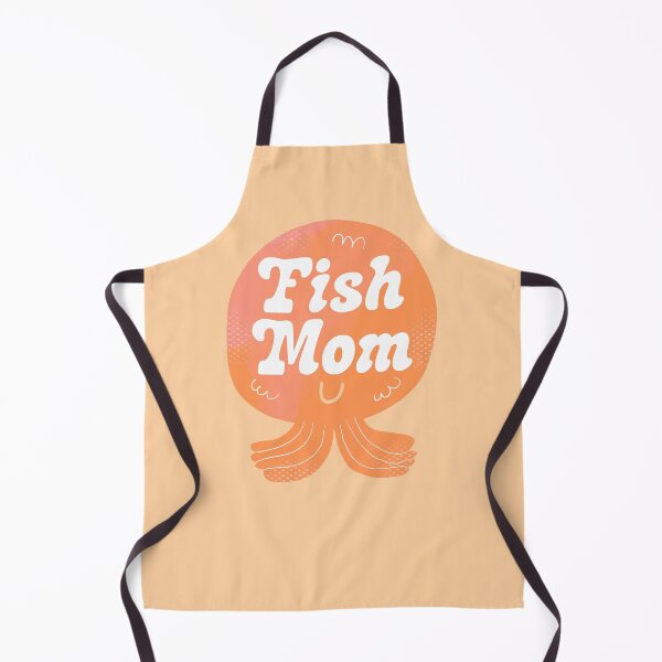 Item preview, Fish Mom Badge (Orange) designed and sold by yellowflowerhut.