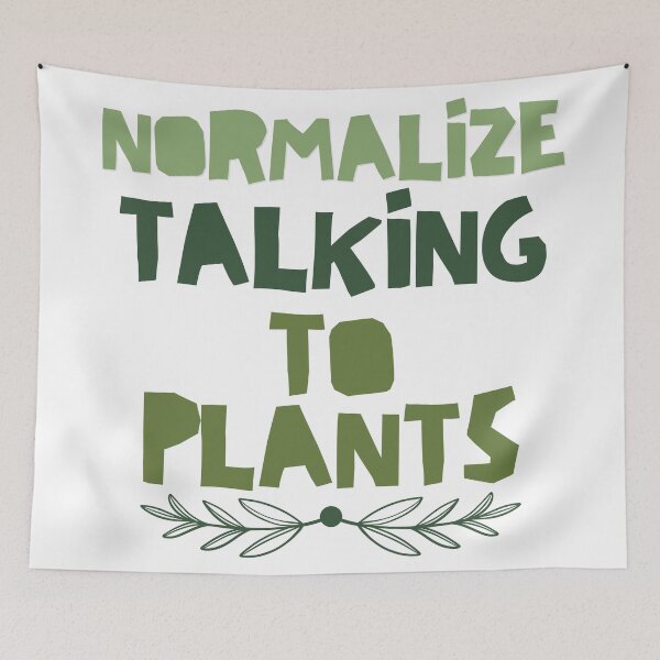 Item preview, Normalize Talking To Plants Funny Plant Lover Houseplant Parent designed and sold by HYPNK.