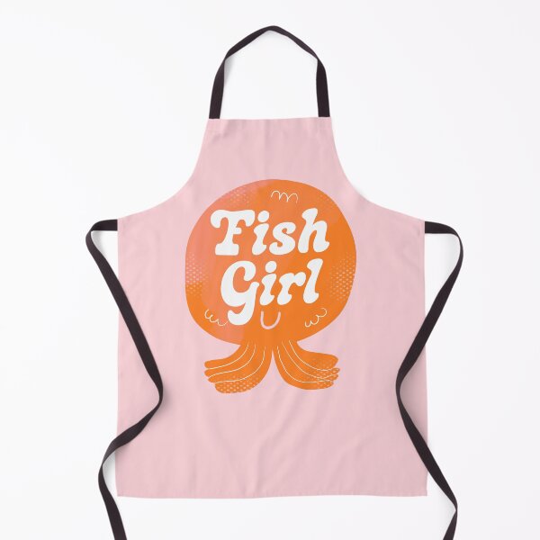 Item preview, Fish Girl Badge designed and sold by yellowflowerhut.