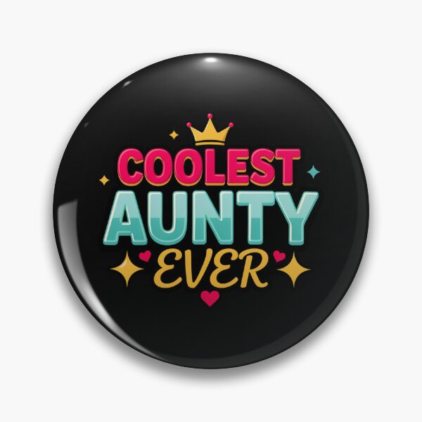 Item preview, Coolest Aunty Ever Cute Funny Aunty Gift Design designed and sold by GiftLore Studio.