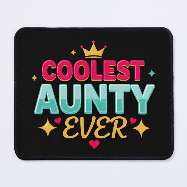 Item preview, Coolest Aunty Ever Cute Funny Aunty Gift Design designed and sold by GiftLore Studio.