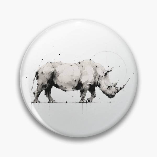 Item preview, Ironhide Rhino - Spirit of the Savannah designed and sold by filou designs.
