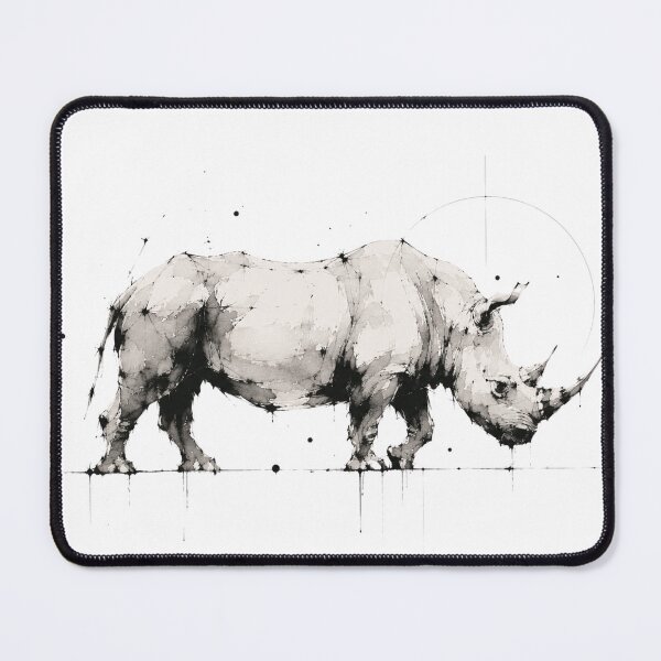 Item preview, Ironhide Rhino - Spirit of the Savannah designed and sold by filou designs.
