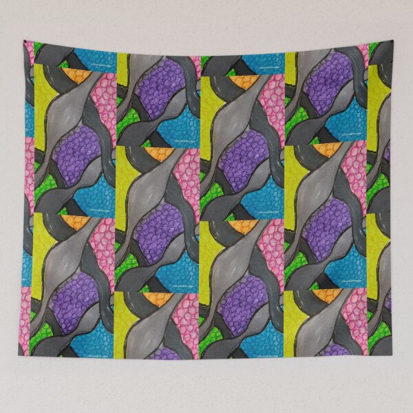 Item preview, Rainbow Dots and Grey Squooze Tubes designed and sold by DancingCreek.