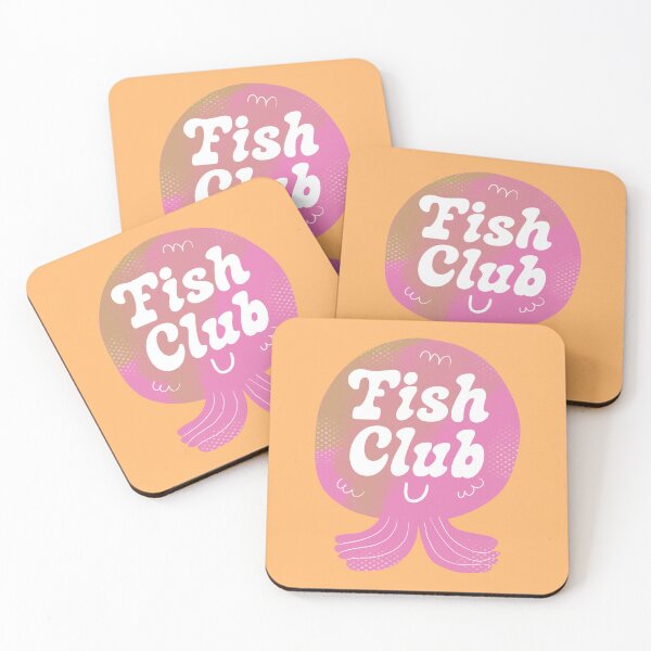Item preview, Fish Club Badge designed and sold by yellowflowerhut.