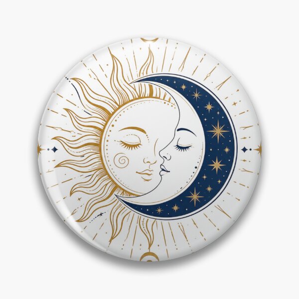 Item preview, Celestial Sun & Moon Boho Design designed and sold by 0606PM.
