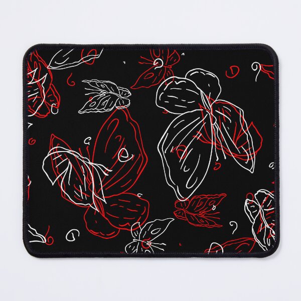Item preview, Abstract Butterfly Sketch Pattern Red White and Black designed and sold by AMS.