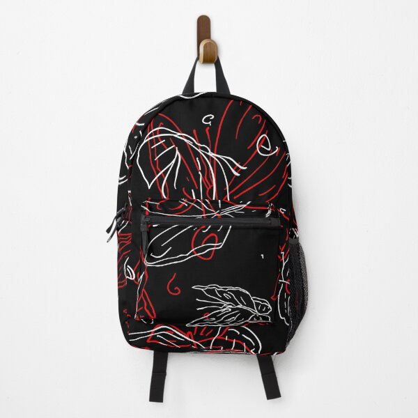 Item preview, Abstract Butterfly Sketch Pattern Red White and Black designed and sold by AMS.