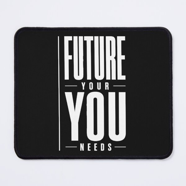 Item preview, Your Future Needs You Typographic Design: Minimalist Black and White Inspirational Quote Poster designed and sold by Qurratul Sadia.