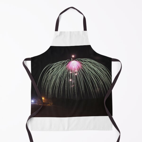 Item preview, Fireworks Burst Over Dark Sky, Long Exposure Celebration Night Display designed and sold by Nmallia.