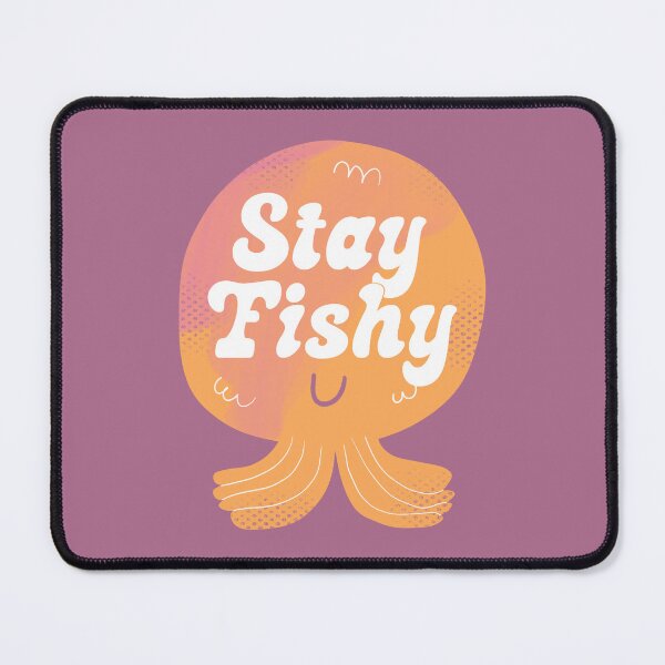 Item preview, Stay Fishy Badge designed and sold by yellowflowerhut.
