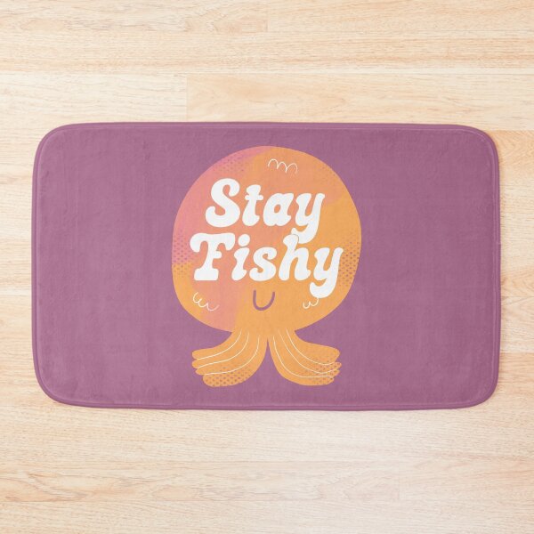 Item preview, Stay Fishy Badge designed and sold by yellowflowerhut.