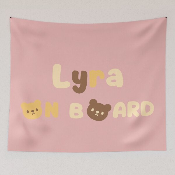 Item preview, Baby Lyra On Board designed and sold by Digit-by-C.