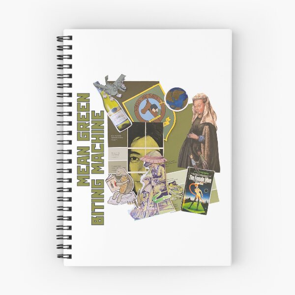 Item preview, Mean green biting machine collage designed and sold by AstridCollage.