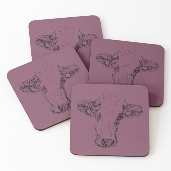 Item preview, Dairy Cow - (#854C65) designed and sold by The Stippler Process.