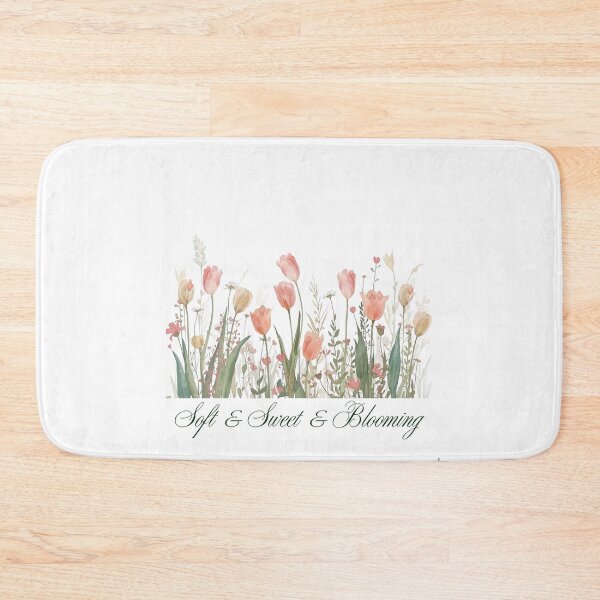 Item preview, Soft Sweet and Blooming Tulip Wildflower Quote designed and sold by Panom Suavichien.