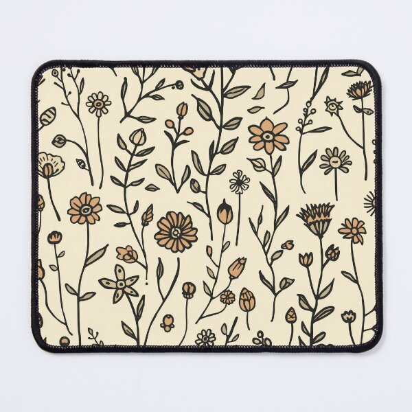 Item preview, Vintage Wildflower Meadow Aesthetic Botanical Pattern designed and sold by NuvoraNest.
