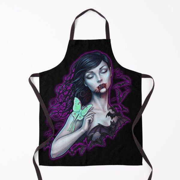 Item preview, Vampire and Luna Moth in the Night designed and sold by GothTees.