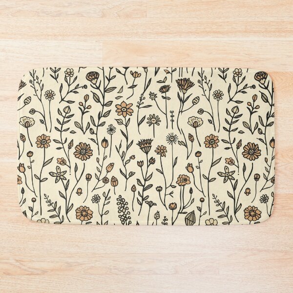 Item preview, Vintage Wildflower Meadow Aesthetic Botanical Pattern designed and sold by NuvoraNest.