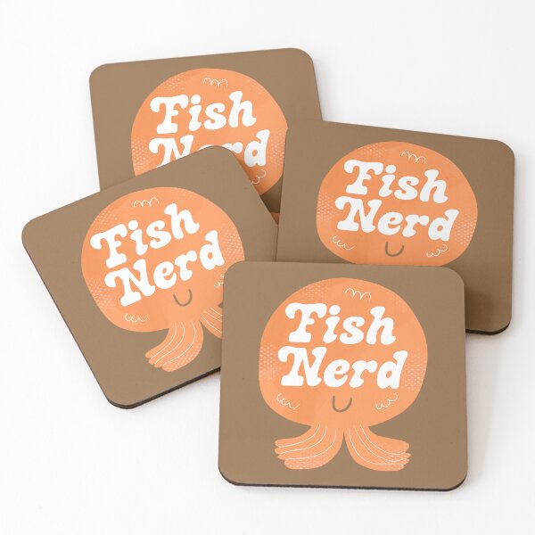 Item preview, Fish Nerd Badge designed and sold by yellowflowerhut.