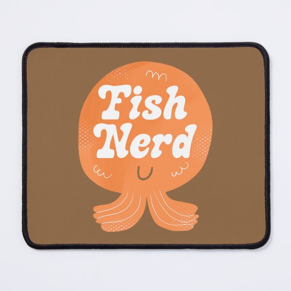 Item preview, Fish Nerd Badge designed and sold by yellowflowerhut.