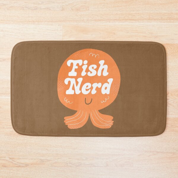 Item preview, Fish Nerd Badge designed and sold by yellowflowerhut.
