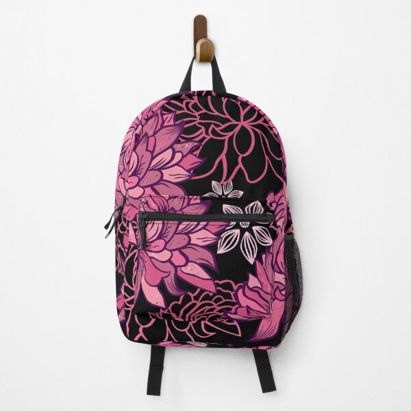 Item preview, Luxury Magenta Chrysanthemum and Dahlia Floral Pattern designed and sold by AMS.