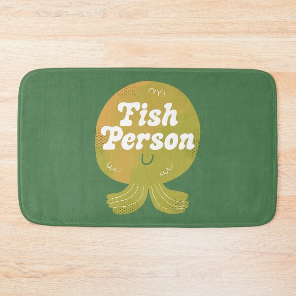 Item preview, Fish Person Badge designed and sold by yellowflowerhut.