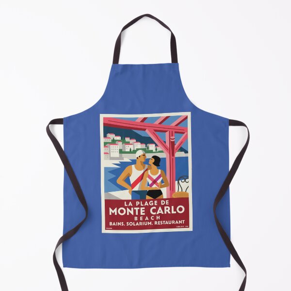 Item preview, Monte Carlo Beach – Vintage Art Deco Riviera Travel designed and sold by paulo silveira.