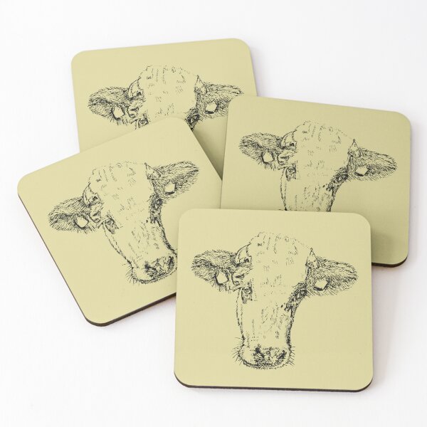 Item preview, Dairy Cow - (#DCD494) designed and sold by The Stippler Process.