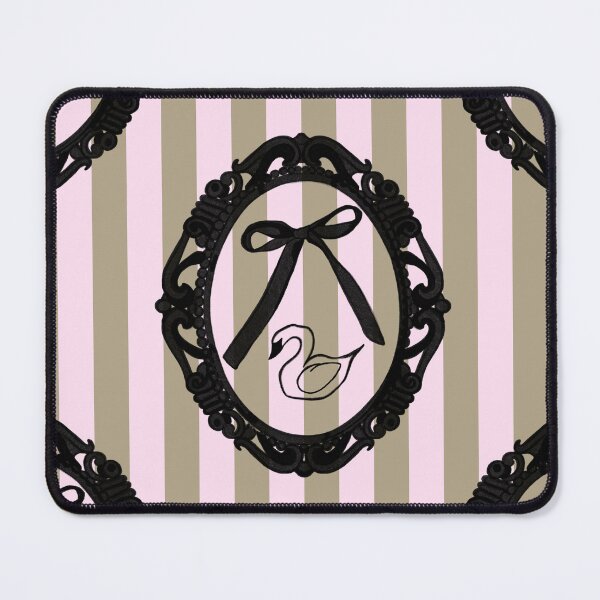 Item preview, My Gothic Romance – Victorian Cameo Bow Pattern in Pink Black and Crimson designed and sold by VirtuallyCreativ .