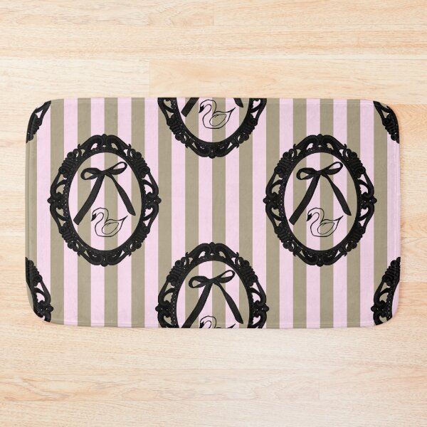 Item preview, My Gothic Romance – Victorian Cameo Bow Pattern in Pink Black and Crimson designed and sold by VirtuallyCreativ .