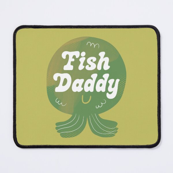 Item preview, Fish Daddy Badge designed and sold by yellowflowerhut.