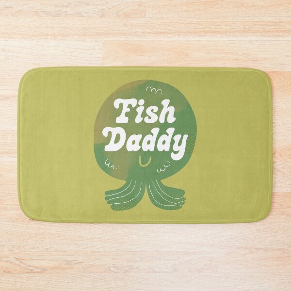 Item preview, Fish Daddy Badge designed and sold by yellowflowerhut.