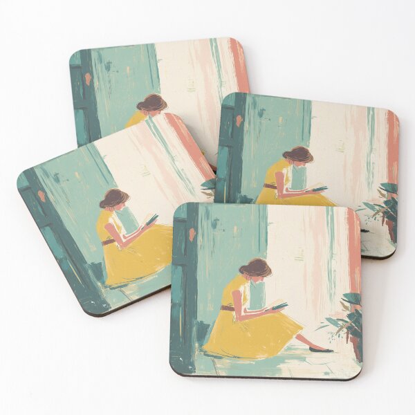 Artikelvorschau, Woman Reading entworfen und verkauft von soheedesigns.
