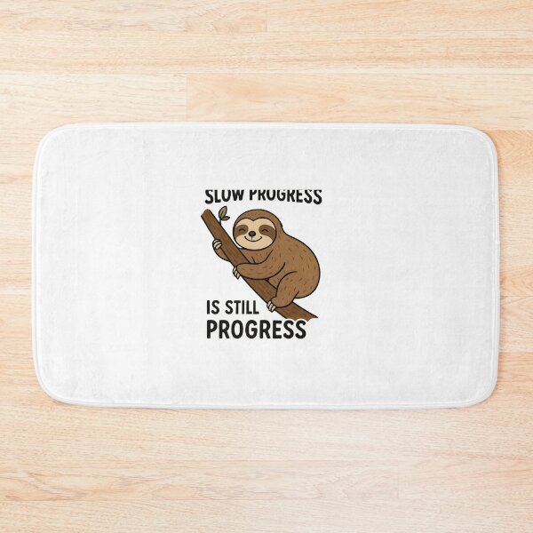 Item preview, Keep Going Slowly – Funny Sloth Climbing Motivation Tee designed and sold by Glamour Gaze .